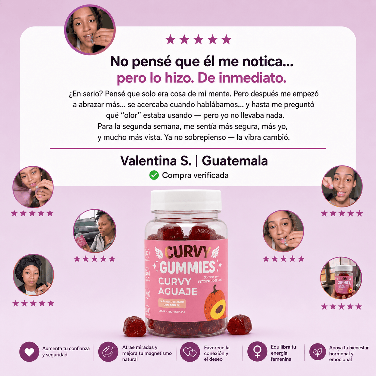 GOMITAS DE FEROMONAS DE FENOGRECO® - Tu pareja lo notara en la primera semana