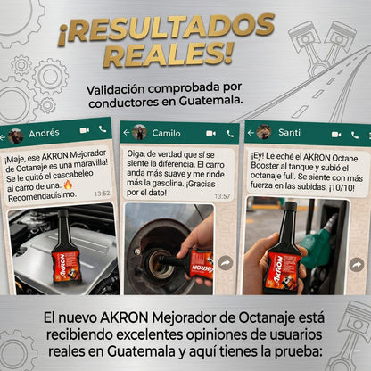 Akron® Oferta 3x1- Limpia inyectores y potencia tu motor + Guía GRATIS "Que tu mecánico no te estafe"